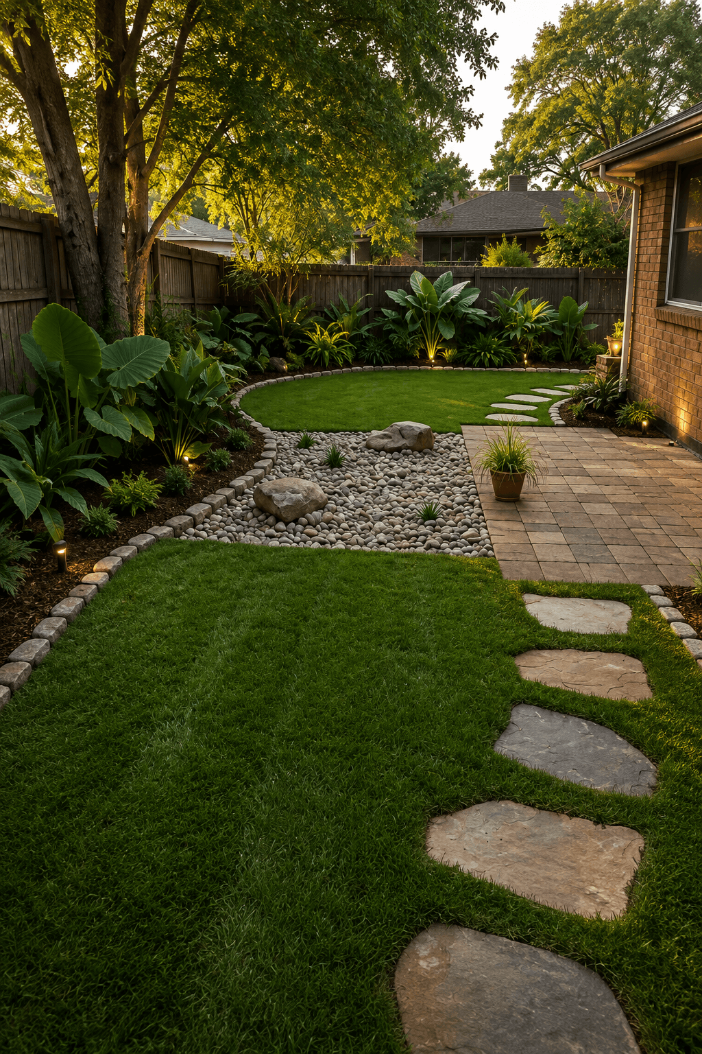 Landscape by Preject AI visualised natural garden concept